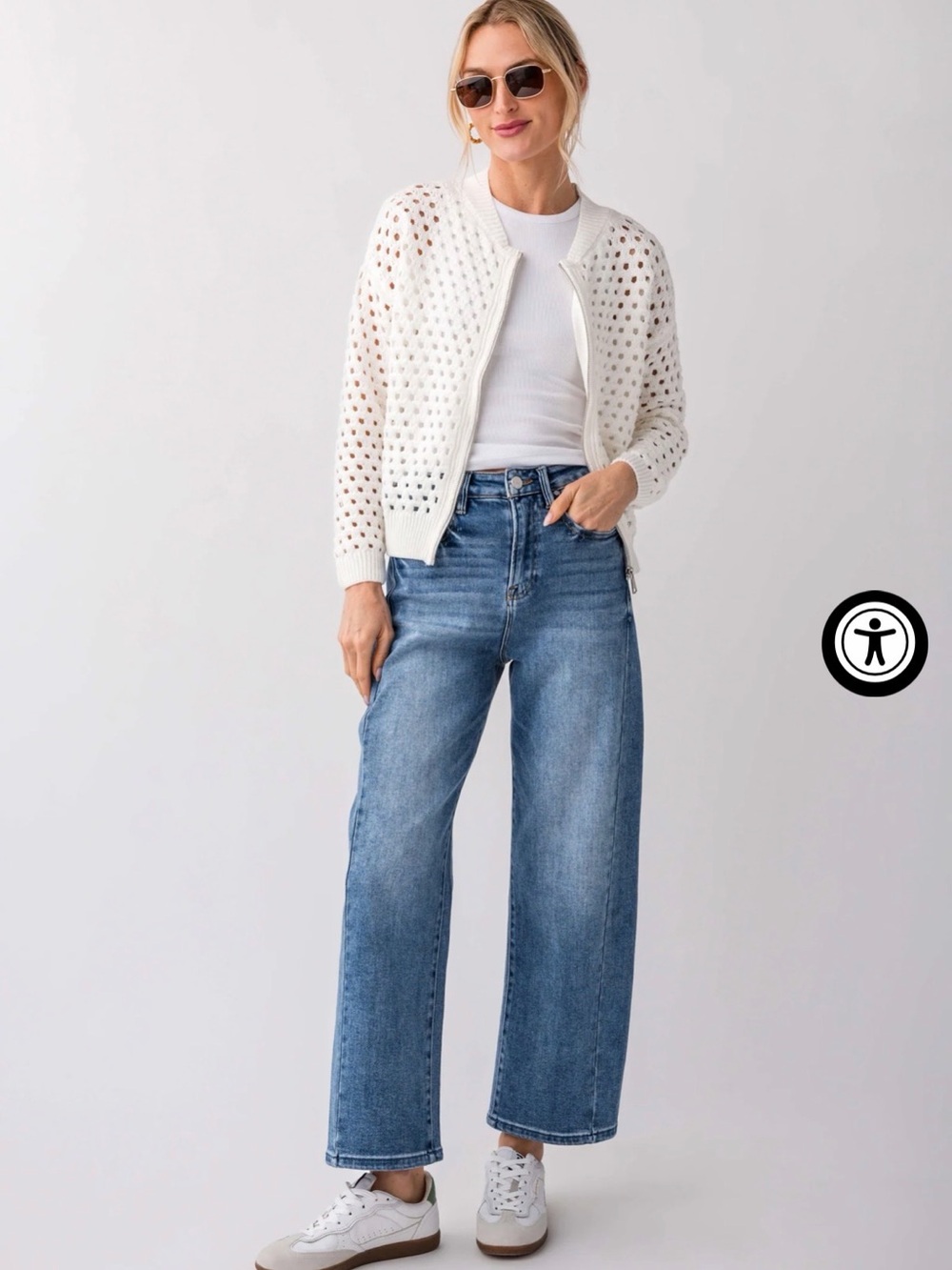 Risen Wren High Rise Barrel Jeans